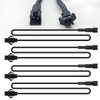4PCS 78.74 inch 2-Pin Extension Wire Cable Cord Set for
