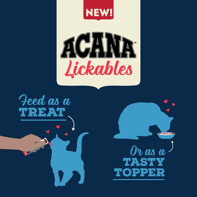 ACANA Lickables Chicken & Tuna Recipe, 2.5oz, 5 count
