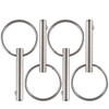 4 Pack Small Quick Release Pin, Diameter 3/16", Usable Length