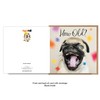 TigerMill Publishing 'How Old?' Funny Pug Dog Birthday card
