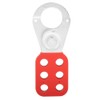 1 x Red Plastic Coated Casing Steel Safety Latch Hook