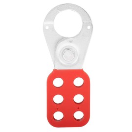 1 x Red Plastic Coated Casing Steel Safety Latch Hook