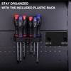 WORKPRO Magnetic Screwdriver Set 24-Piece, Go-Thru Screwdriver Set Kit with