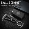 KeyUnity KD01 Titanium Carabiner Keychain Clip, Quick Release EDC Key