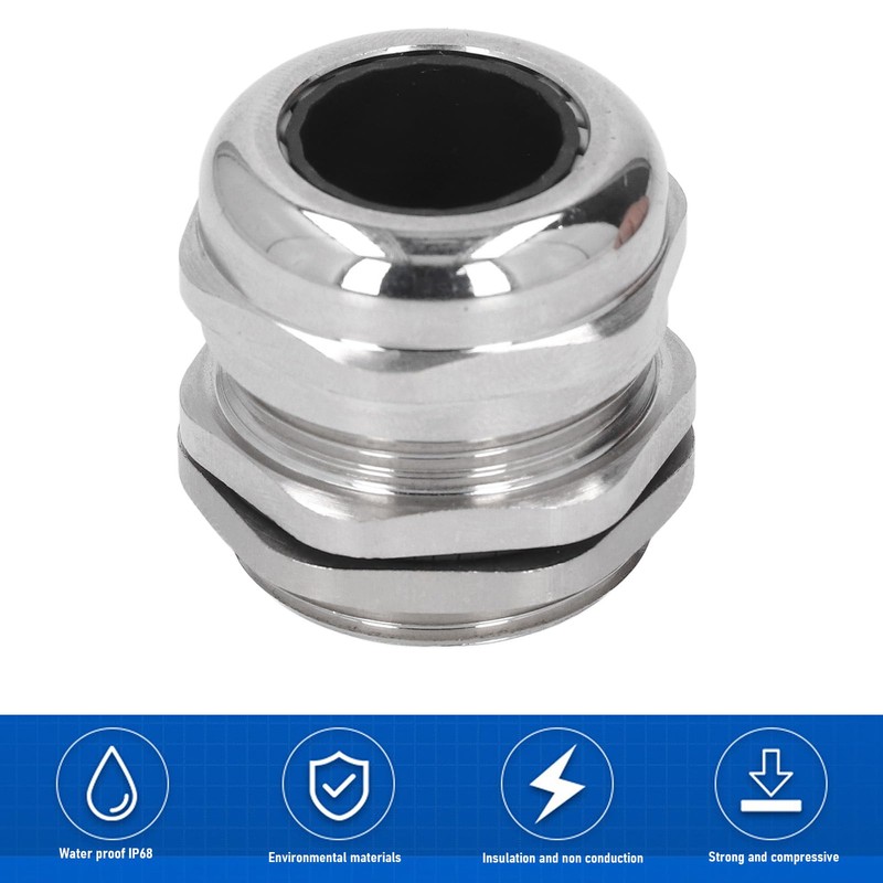 M32 Stainless Steel Cable Gland Protector IP68 Water Proof Cable