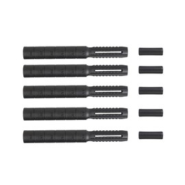 Universal golf extension shaft suitable for steel/graphite shafts with inner diameters from 0.490" to 0.570" (5 pack)