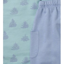Burt's Bees Baby Baby Boys' Shirt and Pant Set, Top & Bottom Outfit Bundle, 100% Organic Cotton