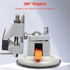 Mini Bench Vise 360 Degree Universal Rotating Square Workbench Clamp