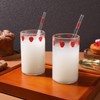 2 Sets Clear Cups Compact Water Bottle Smoothie Cup for