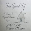 Handmade New Home Card, Special Son- Code SS252-S