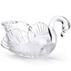 Patelai 9.84 x 5inch Crystal Swan Bowl Decorative Centerpiece Bowl