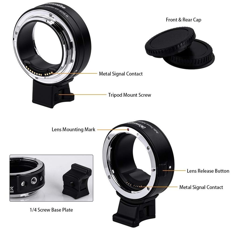 Commlite CM-EF-EOS R Lens Mount Adapter (Canon EF Mount Lens