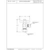 Westbrass D105BX-05 1/4-Turn Cross Handle Angle Stop Shut Off Valve,