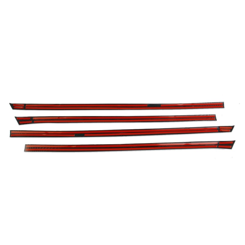 Fewshaw Carbon Fiber Style Inner Door Armrest Trim Cover for