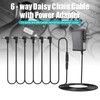 Guitar Effect Pedal Power Supply Adapter with 6 Ways Daisy