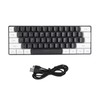 G61 Mini RGB Keyboard LED Backlight 61 Keys Ergonomic Mechanical