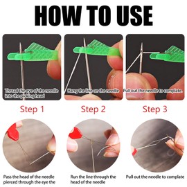 Pack of 29 Needle Threaders, Threading Aid for Sewing Needles, Needle Threader for Sewing Machines, Threader for Hand Sewing and DIY Simple Embroidery Needle Threader