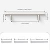 Probrico 6 Pack Brushed Nickel Kitchen Cabinet Pulls 4 inch