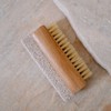 Croll & Denecke Wooden nail brush with natural pumice stone