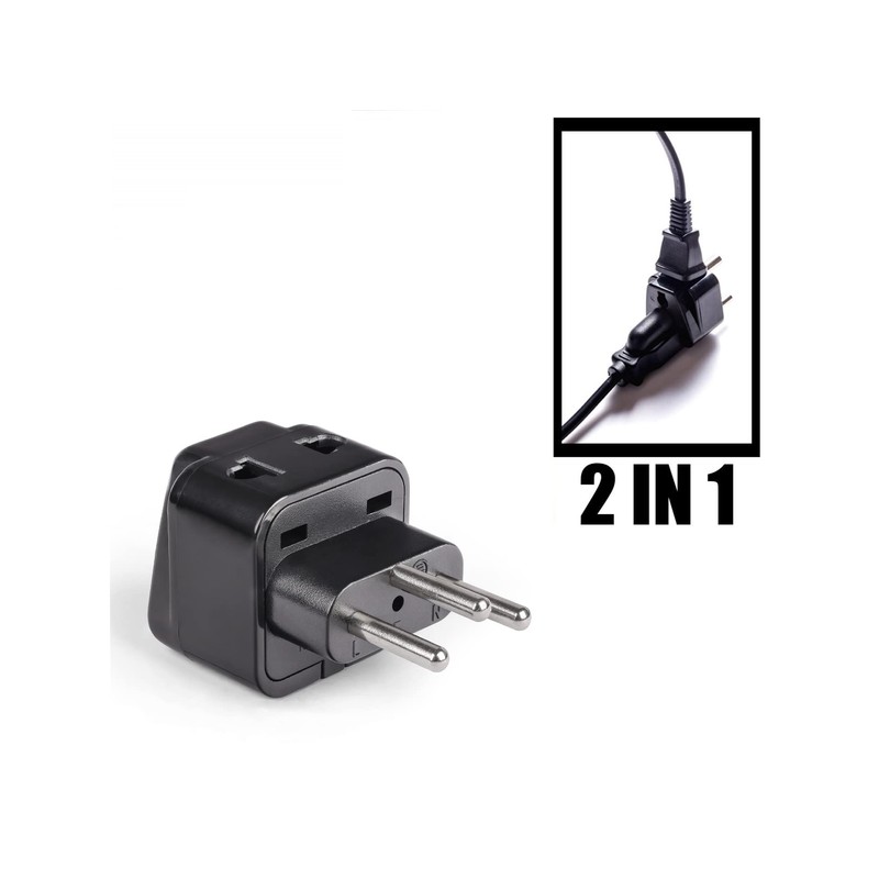 OREI USA to Switzerland Plug Adapter - Type J Adapter
