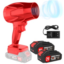 Leaf Blower Cordless with Battery, 21V*2 Pcs Batteries Handheld Blowers for Lawn Care, Electric Leaf Blowers for Lawn Care, Patio, Battery Powered#*9