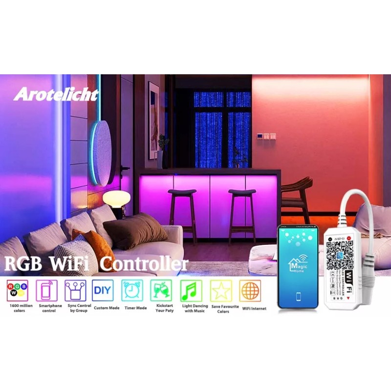 RC Lighthouse RGB WiFi Controller LED Light Controller Alexa Google