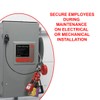 Master Lock 416 Aluminum Lockout Hasp, Red & Silver, 11.4