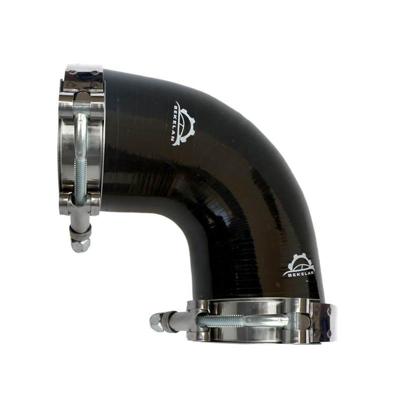 Bekelan 90 Degree 3.5" ID (89mm) Elbow Coupler Silicone Hose
