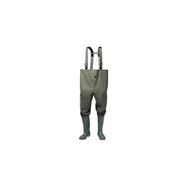 Norway PVC Waders on Polyester Backing Fabric Olive Size 46