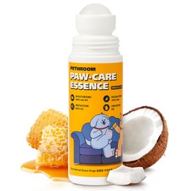 [PETHROOM] Roll-on Paw Balm for Cats & Dogs | Lick-Safe, Super Moisturizing Paw Protector | Soothing Protection from Hot Pavement | Easy to Apply | Quick Drying, Non-Sticky, Non-Staining 2.87 fl.oz.