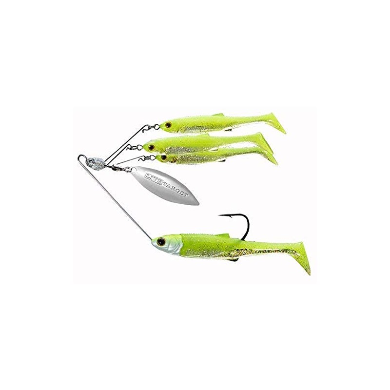 Fishing Tackle Lures Baitball Rig Large Chartreuse-Silver