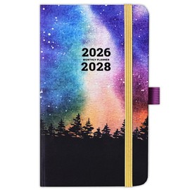 2026-2028 Pocket Planner/Calendar - 3 Year Monthly Planner 2026-2028 from Jan 2026 - Dec 2028(36 Months), 3.8" x 6.3", Inner Pocket and 61 Notes Pages - Colorful