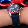 StrapSeeker Premium Quality Silicone Rubber Dive Watch Strap. Soft WaterResistant
