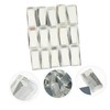 TEHAUX 400pcs Glass Crystal Lens Rhinestones Flatback Gems Sew Rhinestone