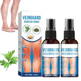 Herbal Spray- Improves Blood Circulation,Professional Varicose Veins Treatment for Legs Sprays,Veinguard Herbal Spray,Natural Ingredients Leg Treatment for All Skin Types (2PCS, 30ml)