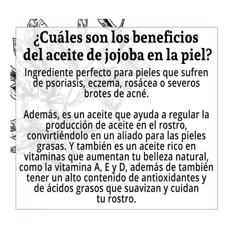 Laferv Aceite Jojoba Dorado 100% Orgánico Prensado En Frio 500