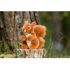 Teddy Hermann 90843 Squirrel 5,5"/14 cm, Soft Toy, Plush Toy