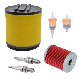 FINDCARB Air Oil Filter Tune Up Kit for Arctic Cat 250 300 2x4 4x4 ATV 98-05 Replace 0470-421 0470-355 with Spark Plug Fuel Filter