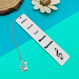 Music Lovers Gifts Musicians Gifts Bookmark Gifts Music Gifts for Music Lovers Daughter Son Encouragement Gifts for Guitar Piano Player Graduation Birthday Gift Music Teacher Student Gifts