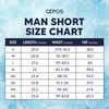 GEPOS Men's Swim Trunks with Horror Print Quick Dry Swimsuits