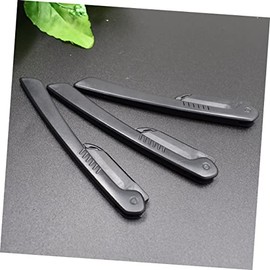 Portable Eyebrow Trimmer Scissors Lightweight Non-Slip 10pc Set for Makeup Tool Kit