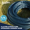 Aunfles 50FT Garden Hose - Flexible Water Hose with 10
