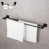 GERZWY 30-Inch Double Bathroom Towel Bar Stainless Steel Bath Towel