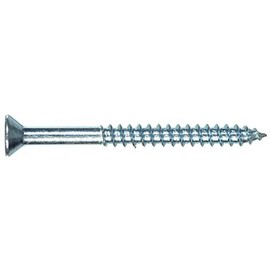 Hillman No. 4 x 1 in. L Phillips Flat Head Zinc-Plated Steel Wood Screws 100 pk