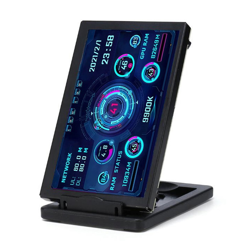 5in IPS USB Mini Screen Computer Temp Monitor PC Sensor