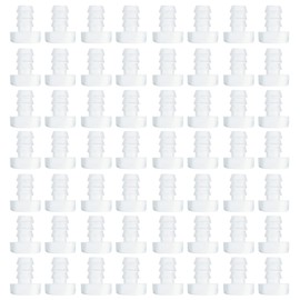 VGOL 200Pcs Glass Table Top Bumpers Soft Stem Bumpers in PVC Anti Collision Embedded Soft PVC Bumpers Shock-Absorbing Bumper for Cabinets Terrace Table Furniture Door