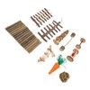 10pcs Hamster Chew Toys Set Natural Safe Teeth Grinding Exercise