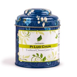 LeCharm Green Tea Loose Leaf Pi Luo Chun Preium Quality Hot Tea 80g/2.8oz