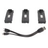 3PCS Drone Battery 2600MAH 3.7V Rechargeable Quadcopter Drone Lithium Battery