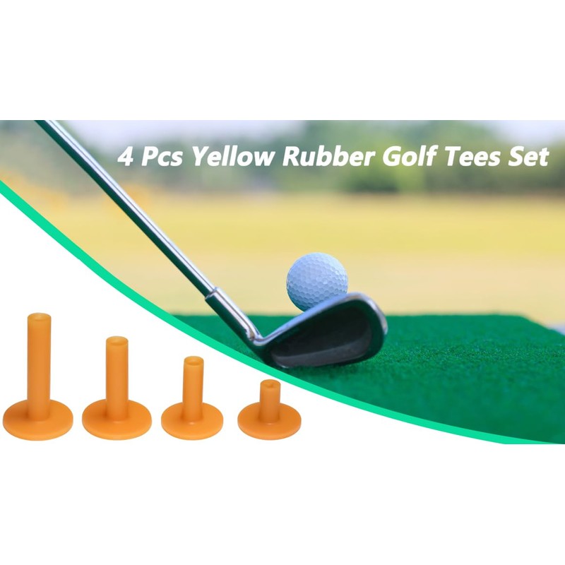 LeFeng Golf Rubber Tee Holder Set, Mixed Size Durable and